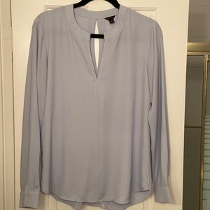 Soft Blue Ann Taylor Bliuse